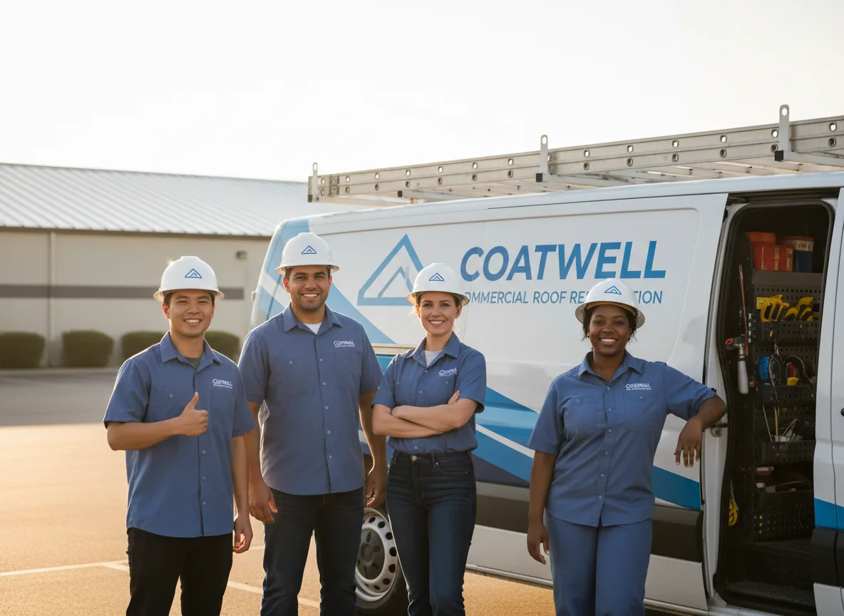 Commercial roof coating company in Ebervale, PA